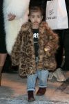 North West rocking a fur coat