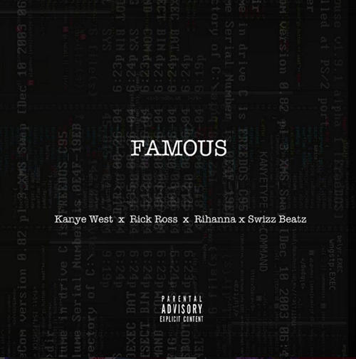 Rick Ross "Famous" artwork