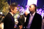Wiz Khalifa chats it up with Jeremy Renner at the 2016 Vanity Fair Oscars After Party.