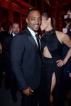 Paula Patton and Anthony Mackie were having a great time together at the Vanity Fair party.