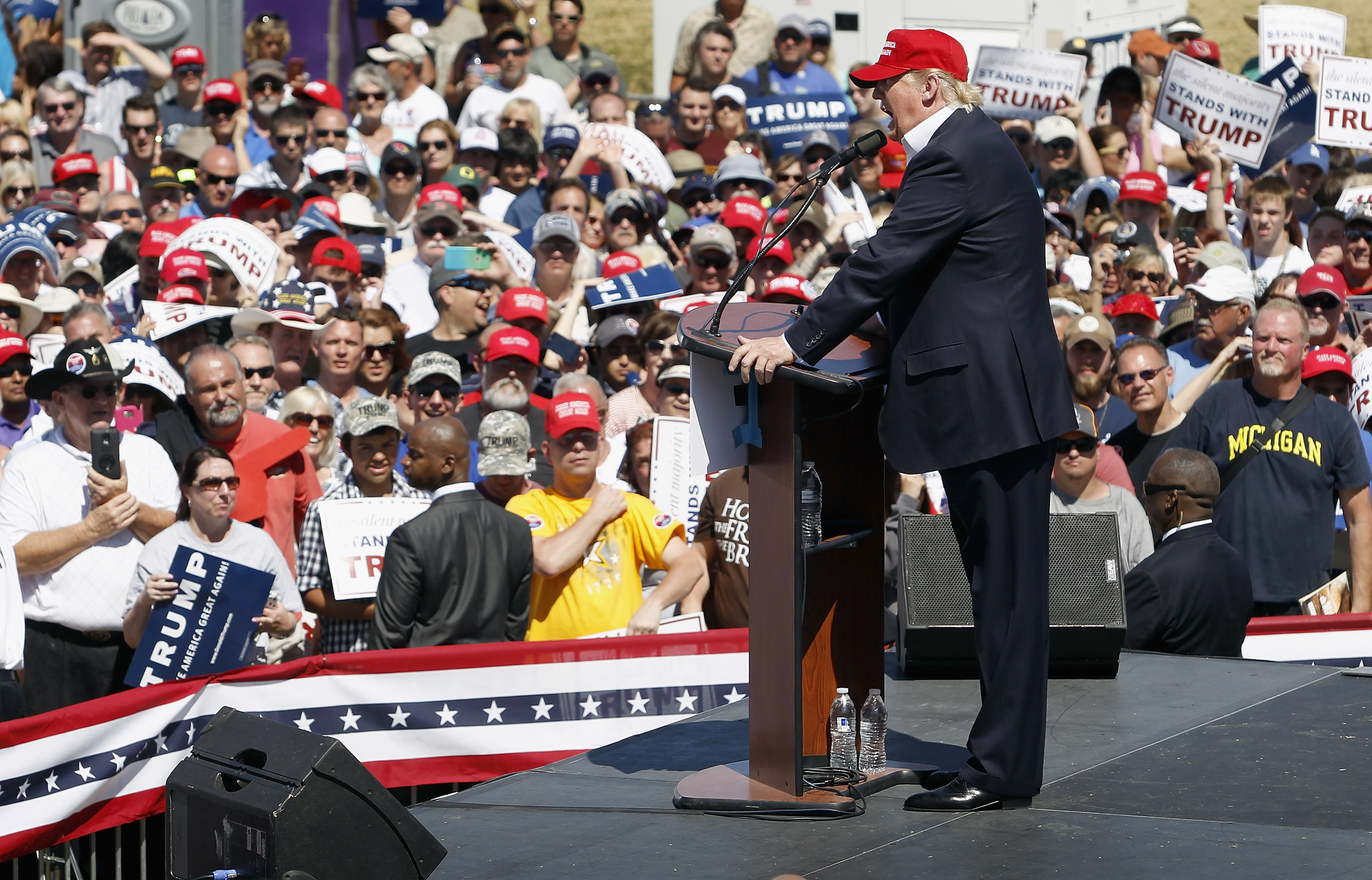 Republican Presidential Candidate Donald Trump Holds Rally In Phoenix