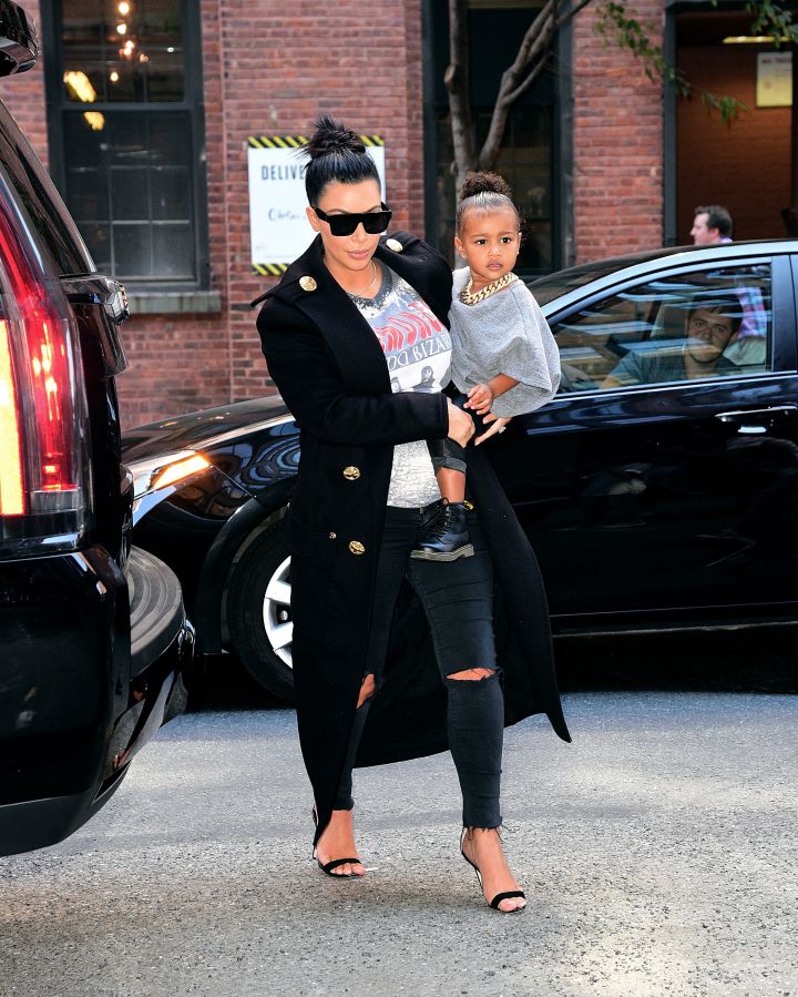Of course Kim Kardashian’s baby North West is the more stylish celebrity baby.