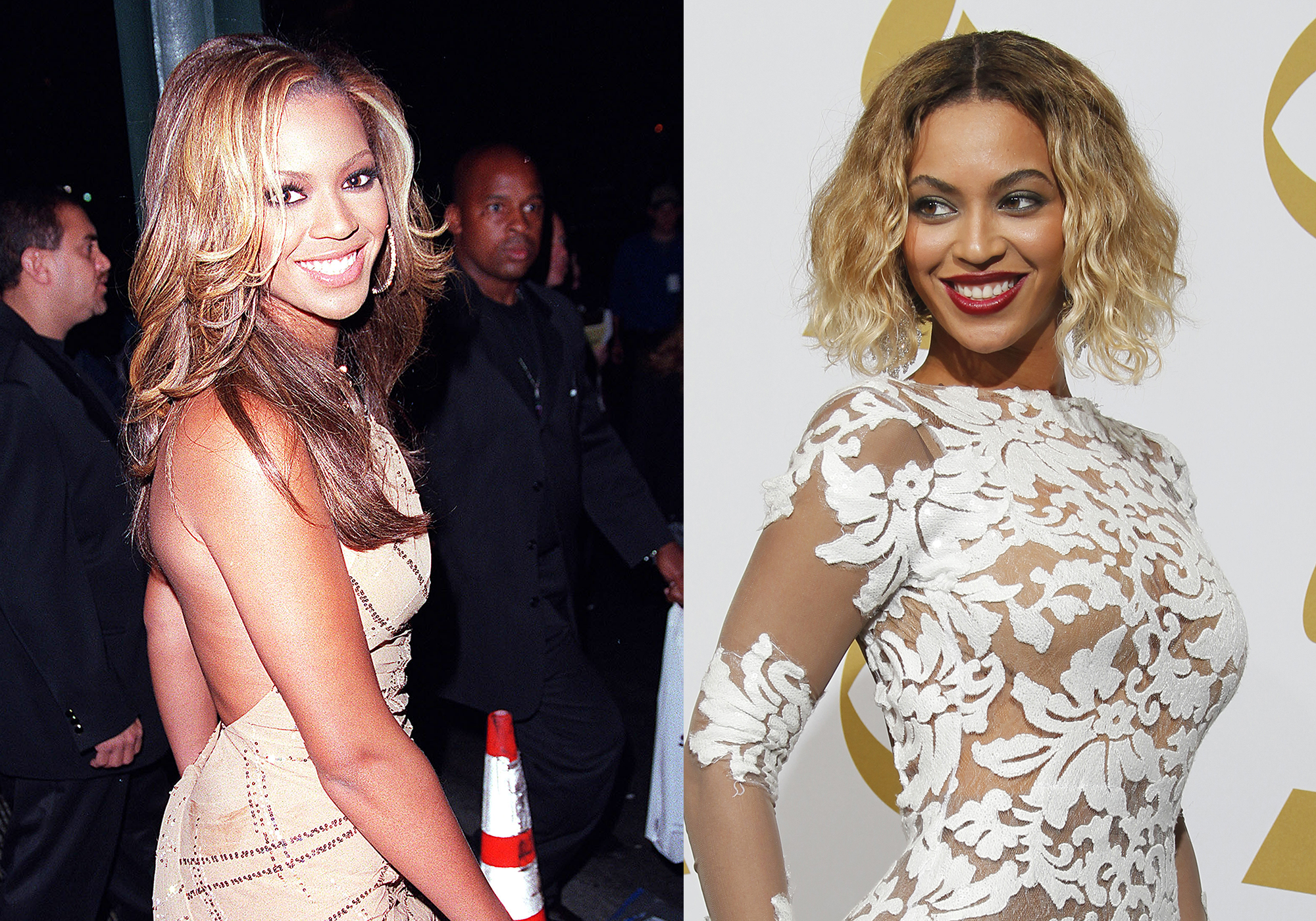 Beyonce Then and Now