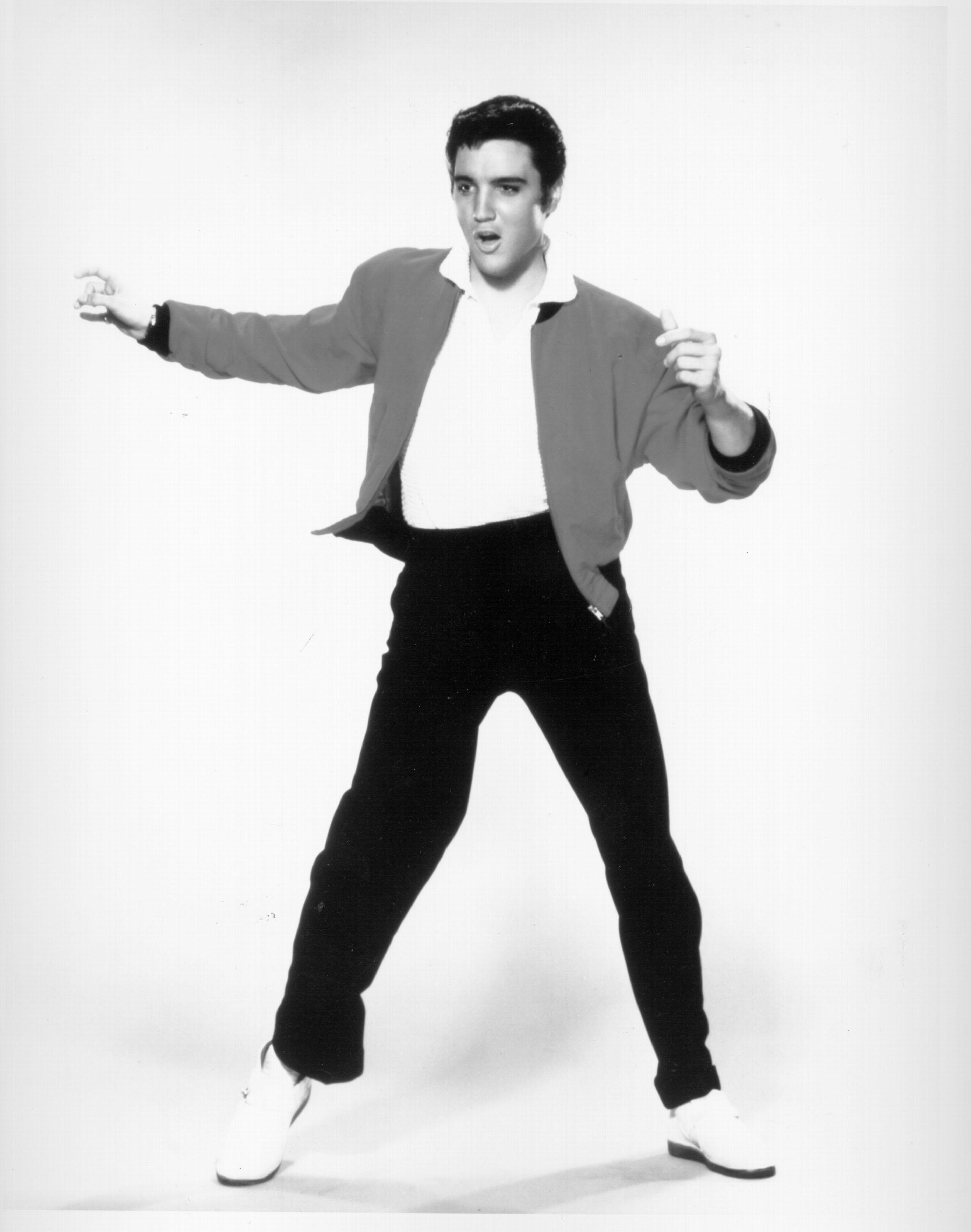 Rock and roll singer Elvis Presley