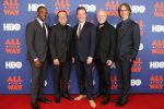 Anthony Mackie & Bryan Cranston with executives from HBO & the film “All The Way.”