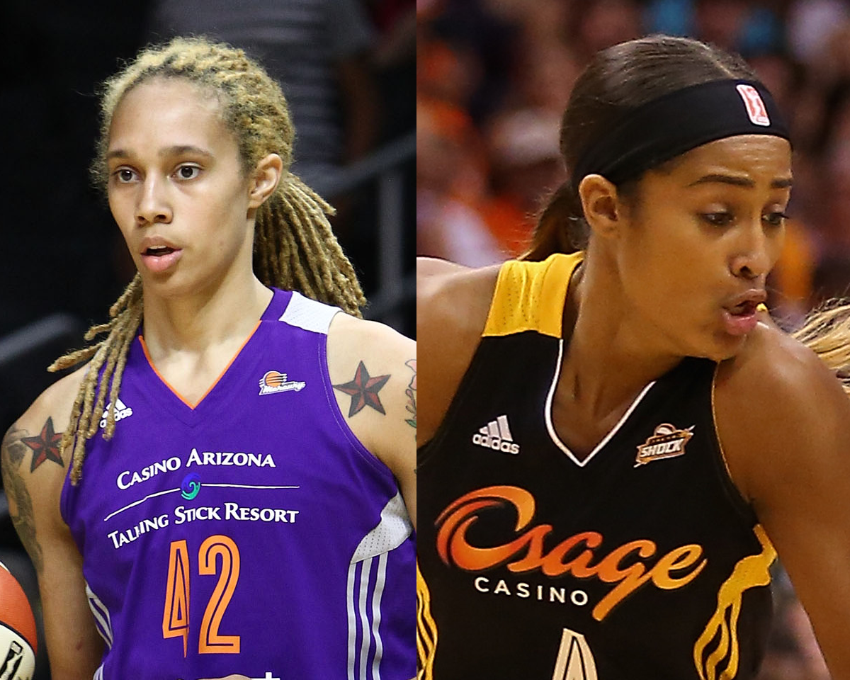 Brittney Griner and Glory Johnson