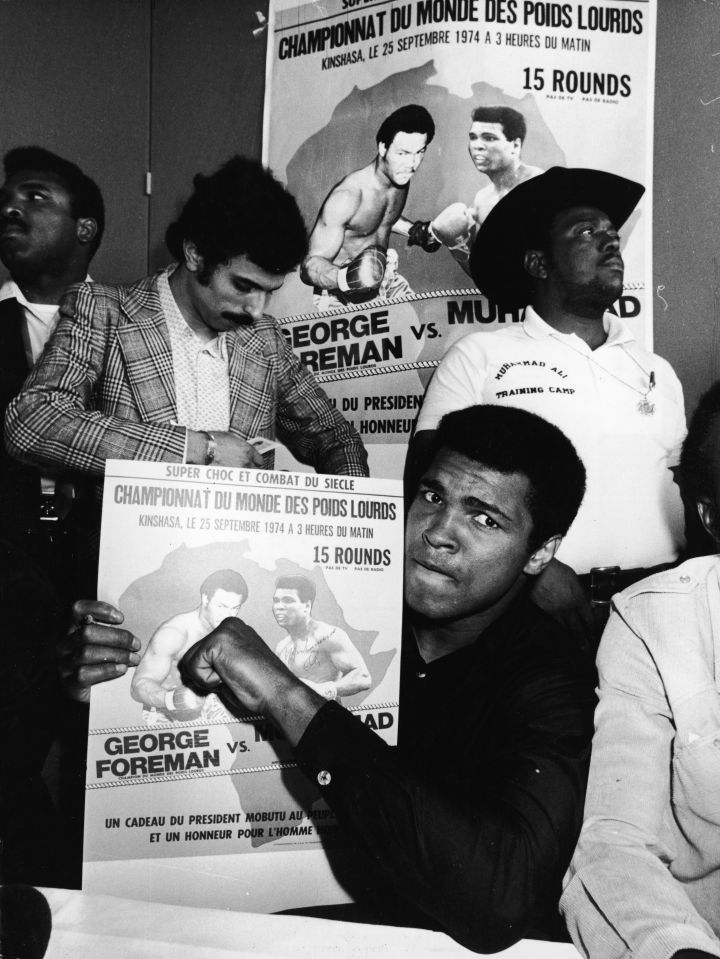 Taunting Foreman, 1974
