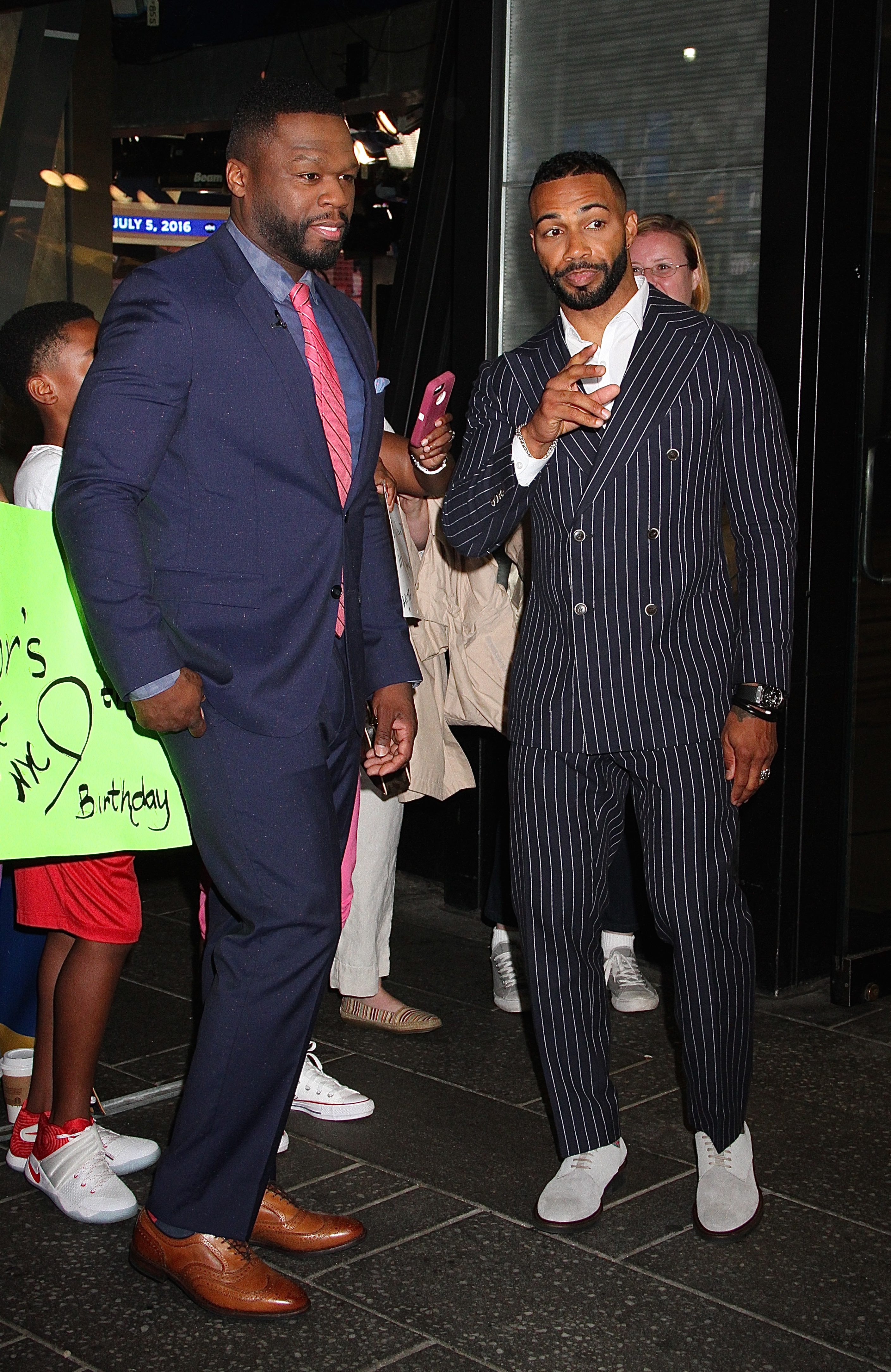 50 Cent and Omari Hardwick