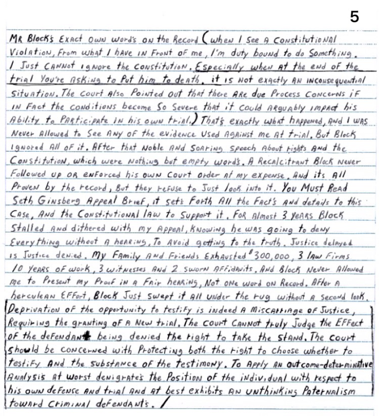 Kenneth "Supreme" McGriff Pardon Letter