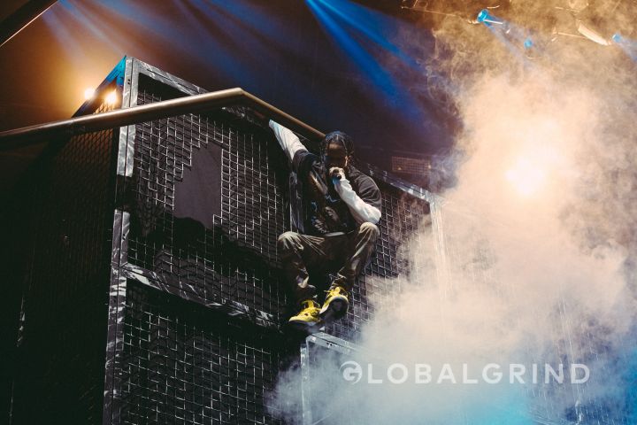 Travis Scott climbs high at ComplexCon.