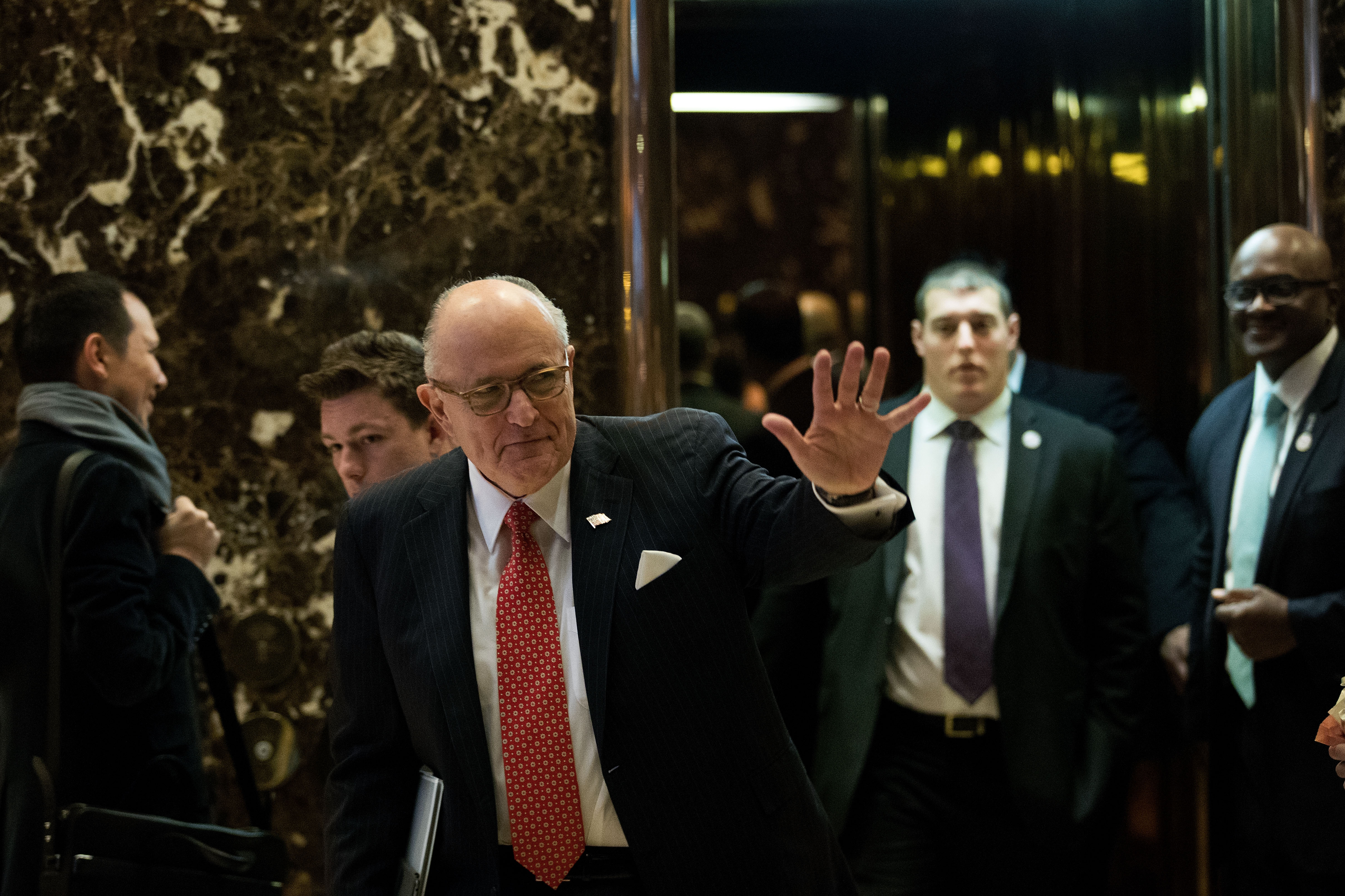President-Elect Donald Trump Holds Meetings At His Trump Tower Residence In New York