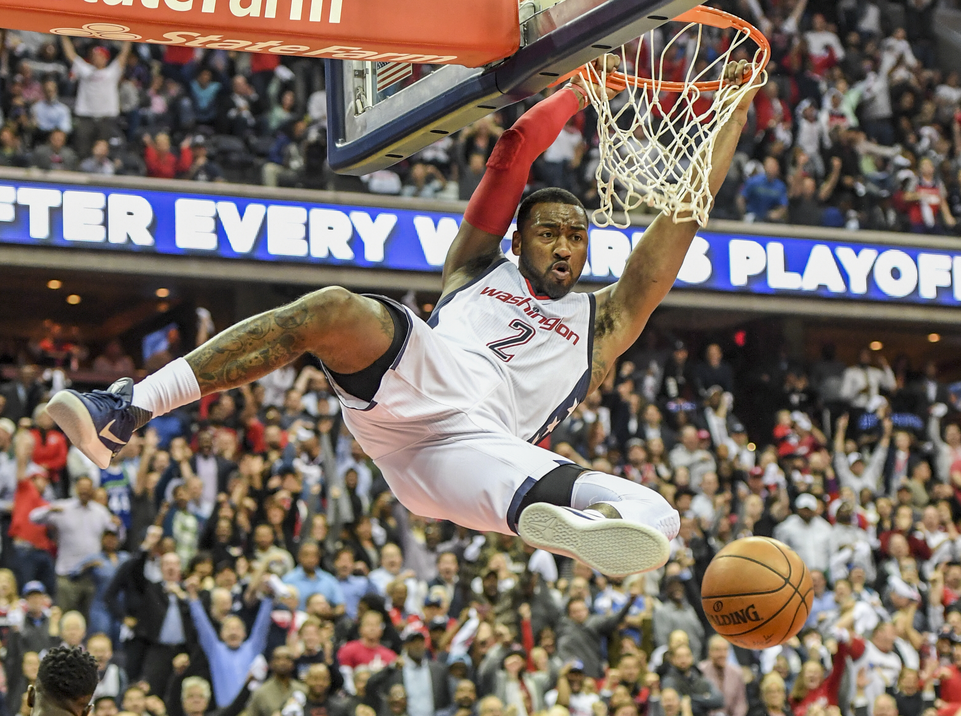 NBA Playoffs -Atlanta Wizards at Washington Wizards