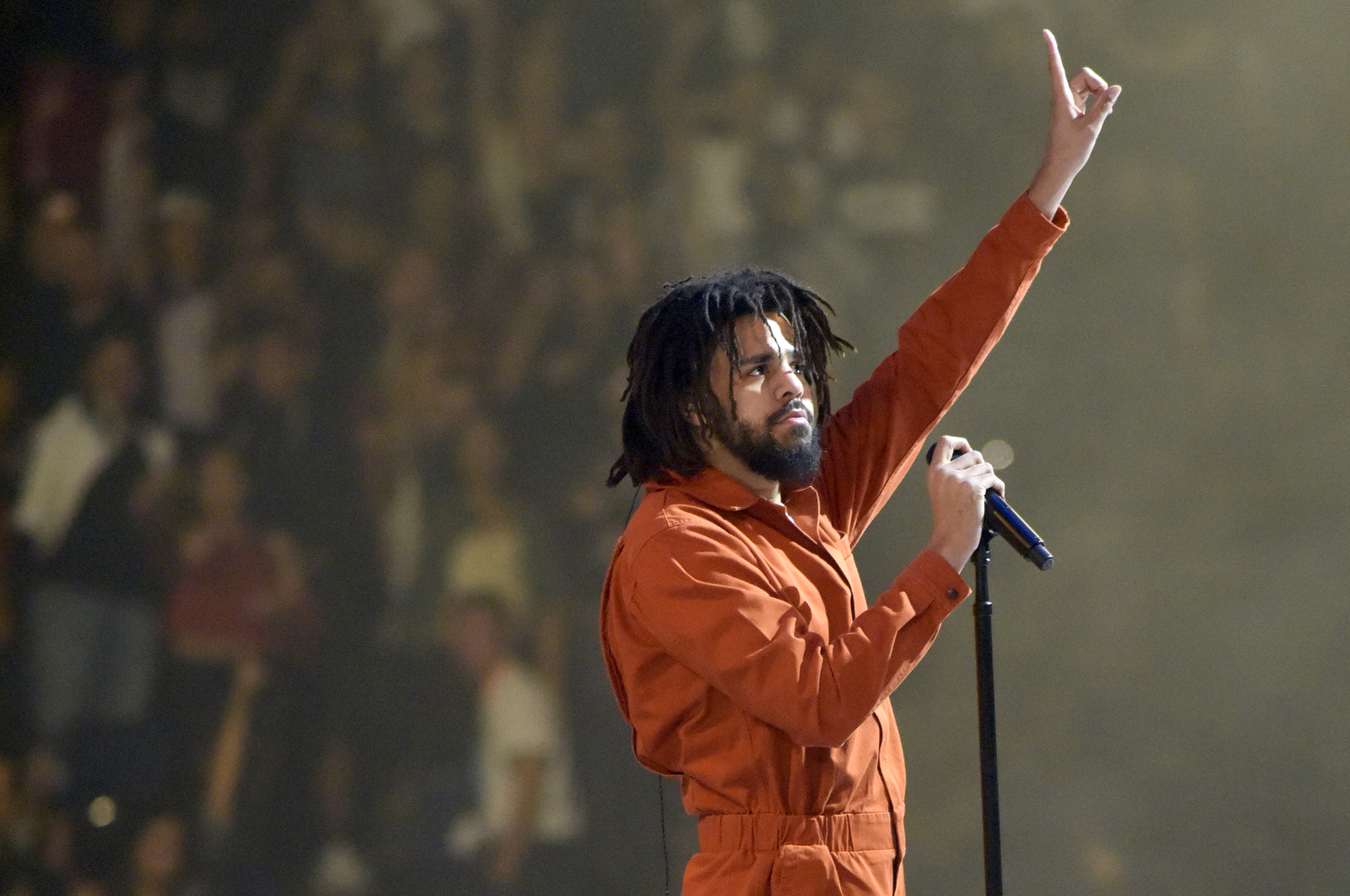 J. Cole Performs At Oracle Arena