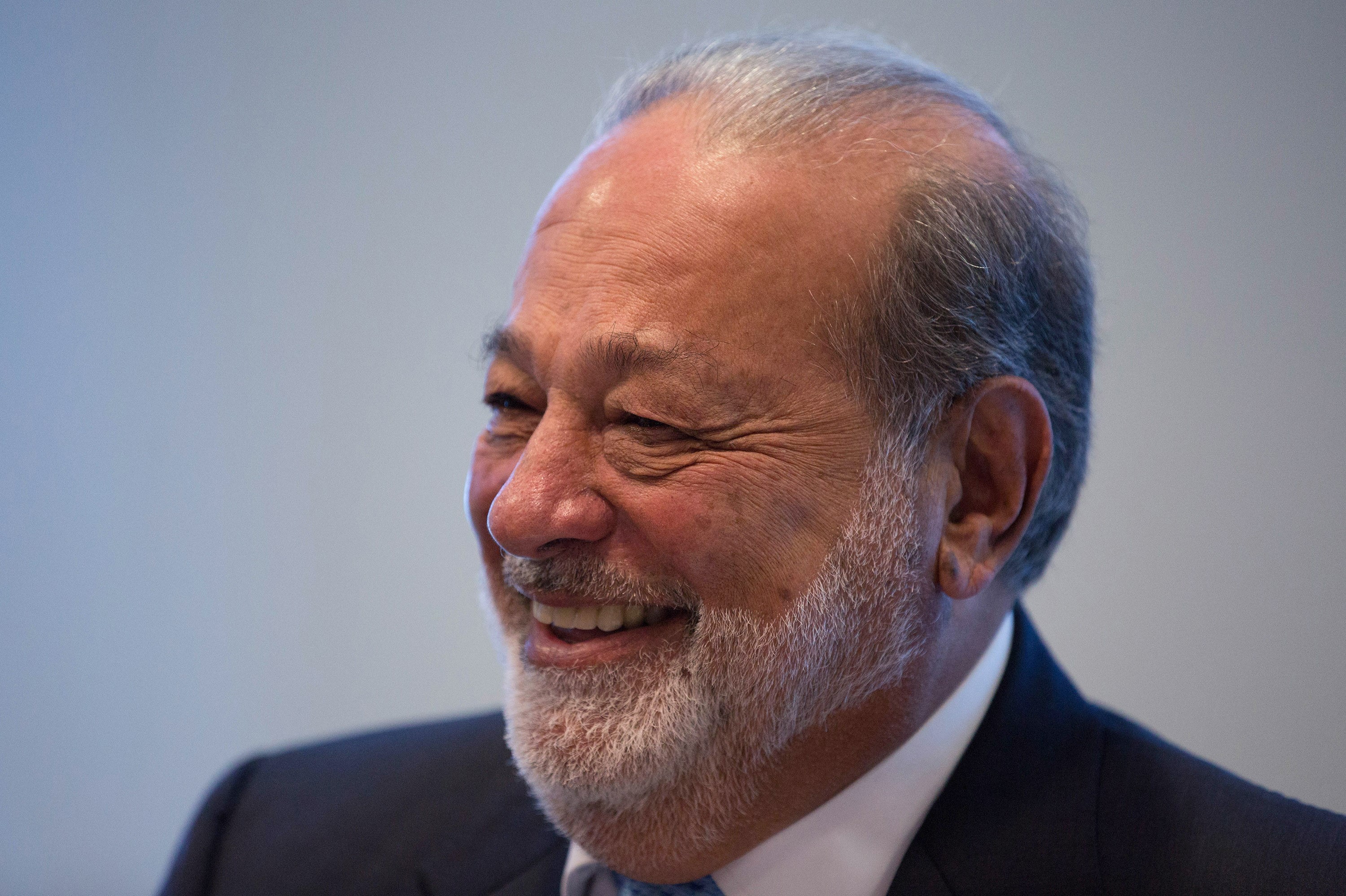 Carlos Slim press conference in Mexico