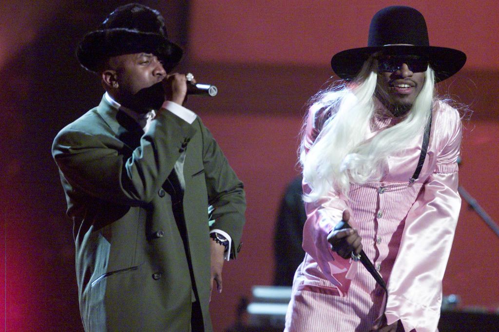Rap group OutKast perform at the 44th Annual Gramm