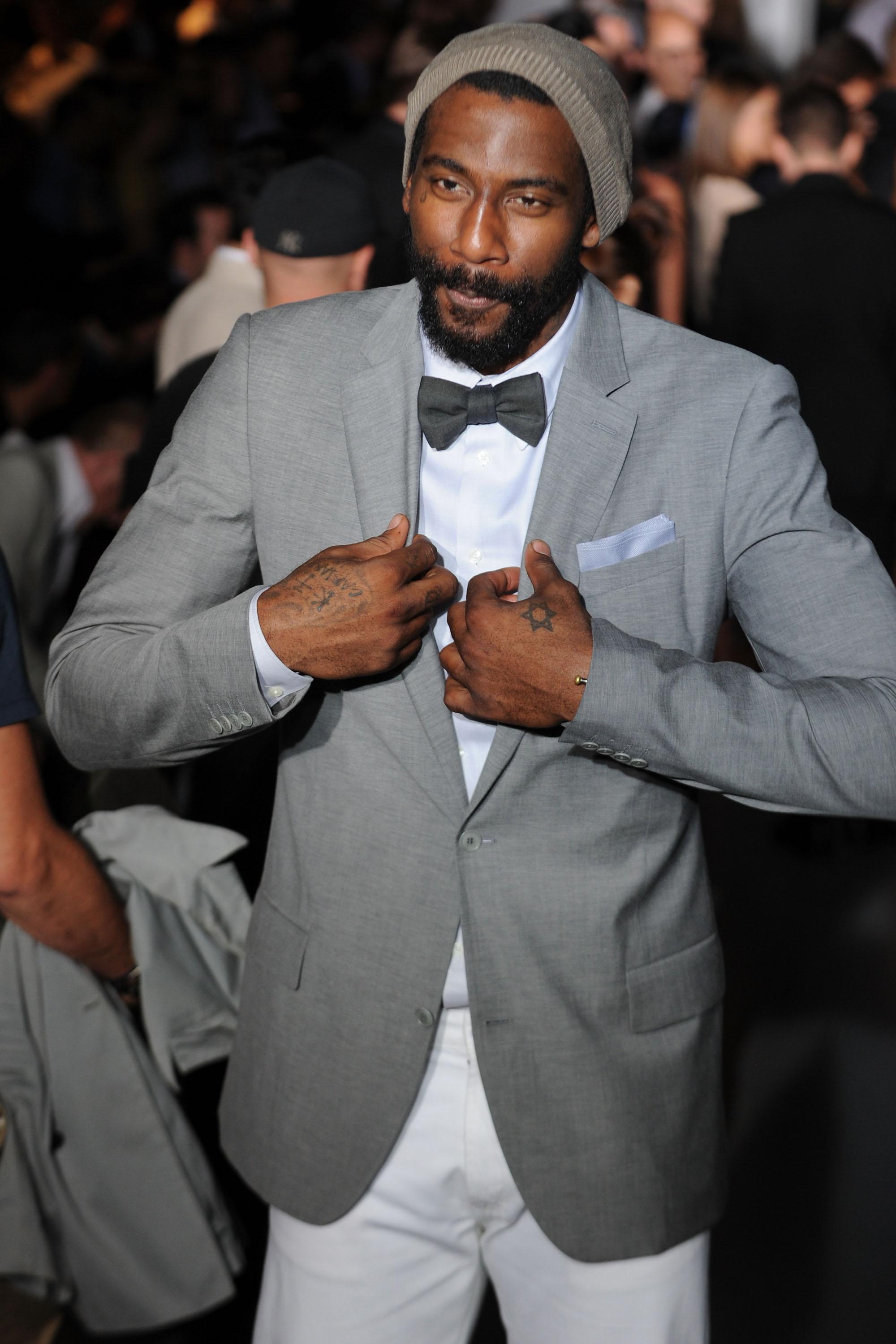 Calvin Klein Collection: Front Row - Milan Fashion Week Menswear Spring/Summer 2013