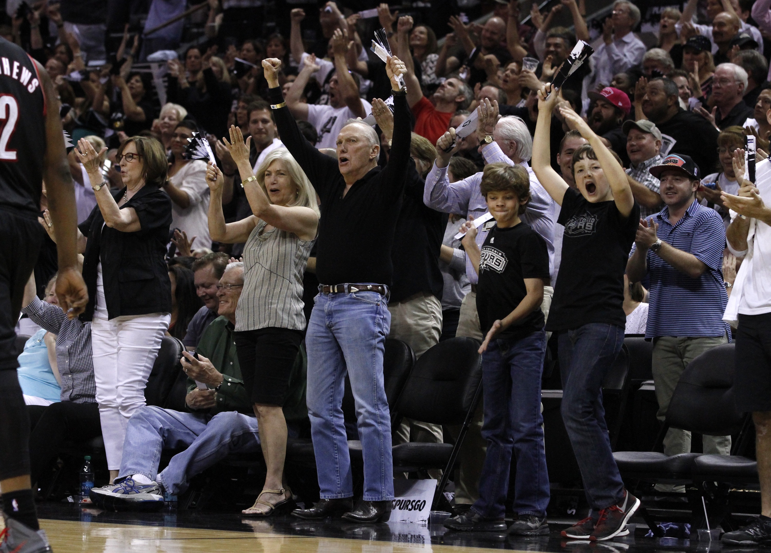 Portland Trail Blazers v San Antonio Spurs - Game One