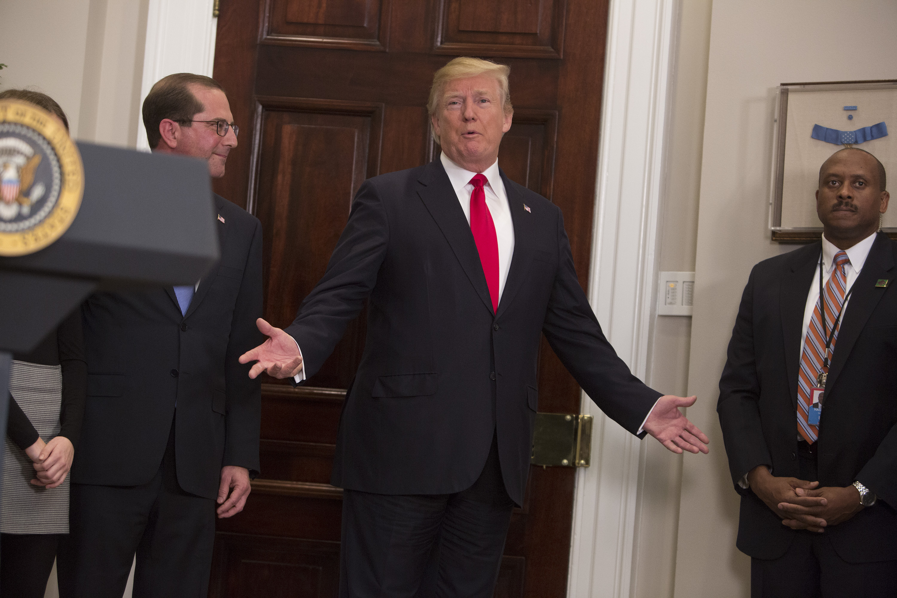 New Health and Human Services Secretary Sworn In At The White House
