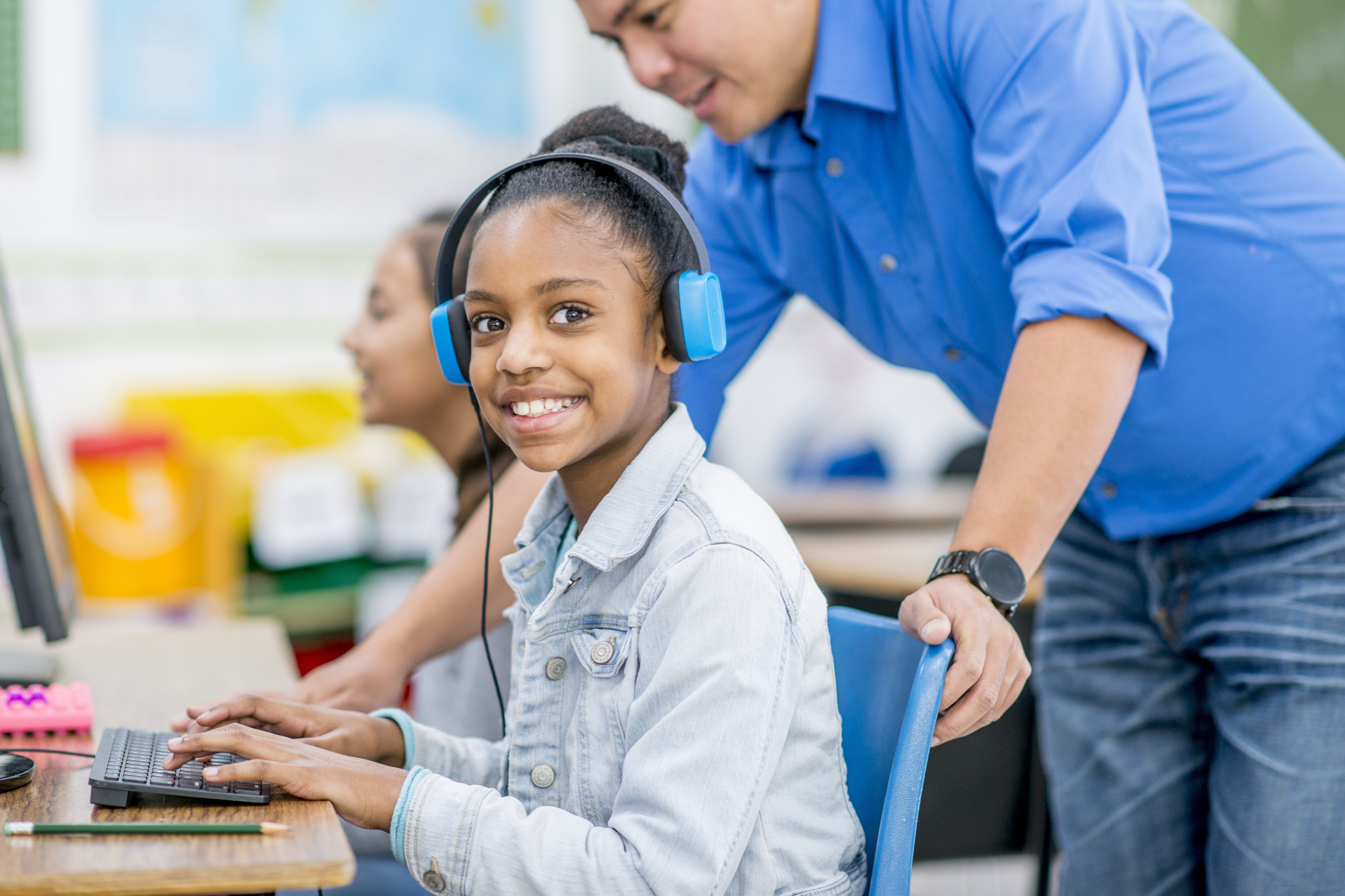 Girl Learning About Technology