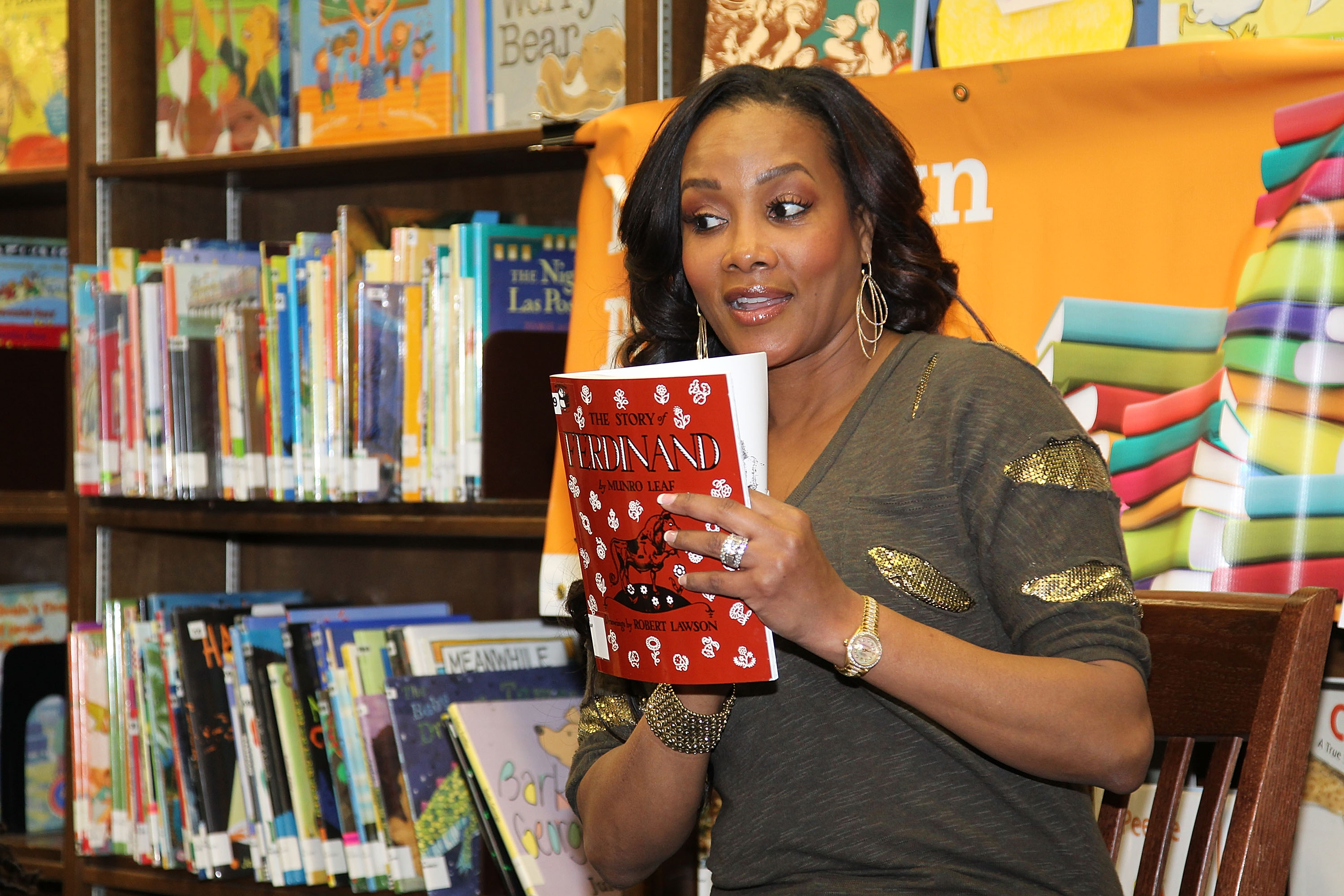 Vivica A. Fox Visits The Brooklyn Public Library