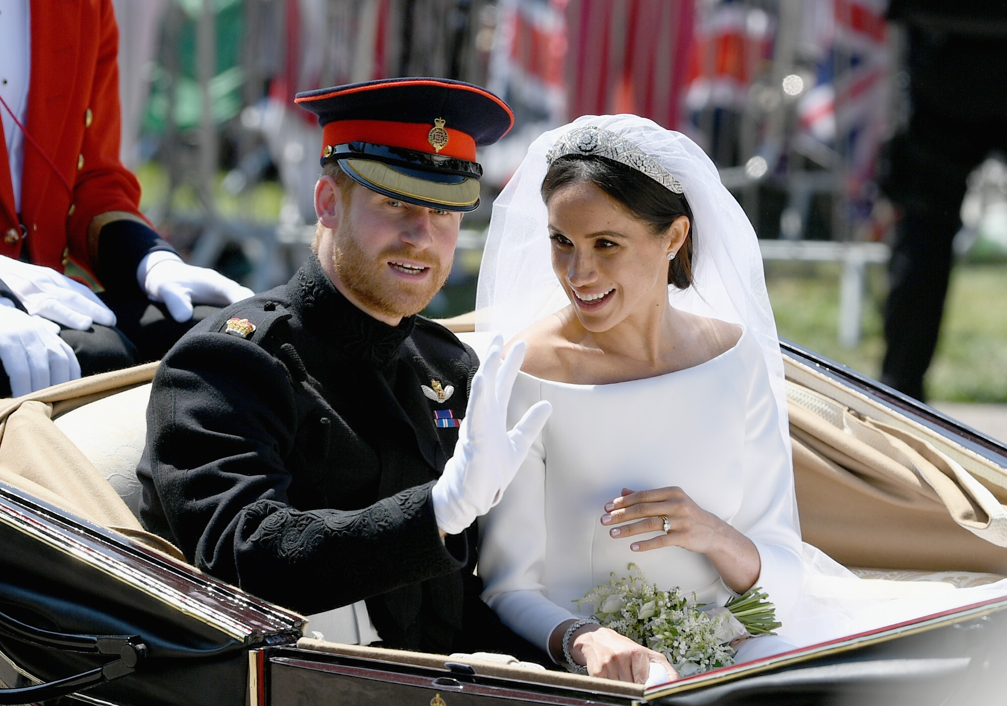 BRITAIN-US-ROYALS-WEDDING-PROCESSION