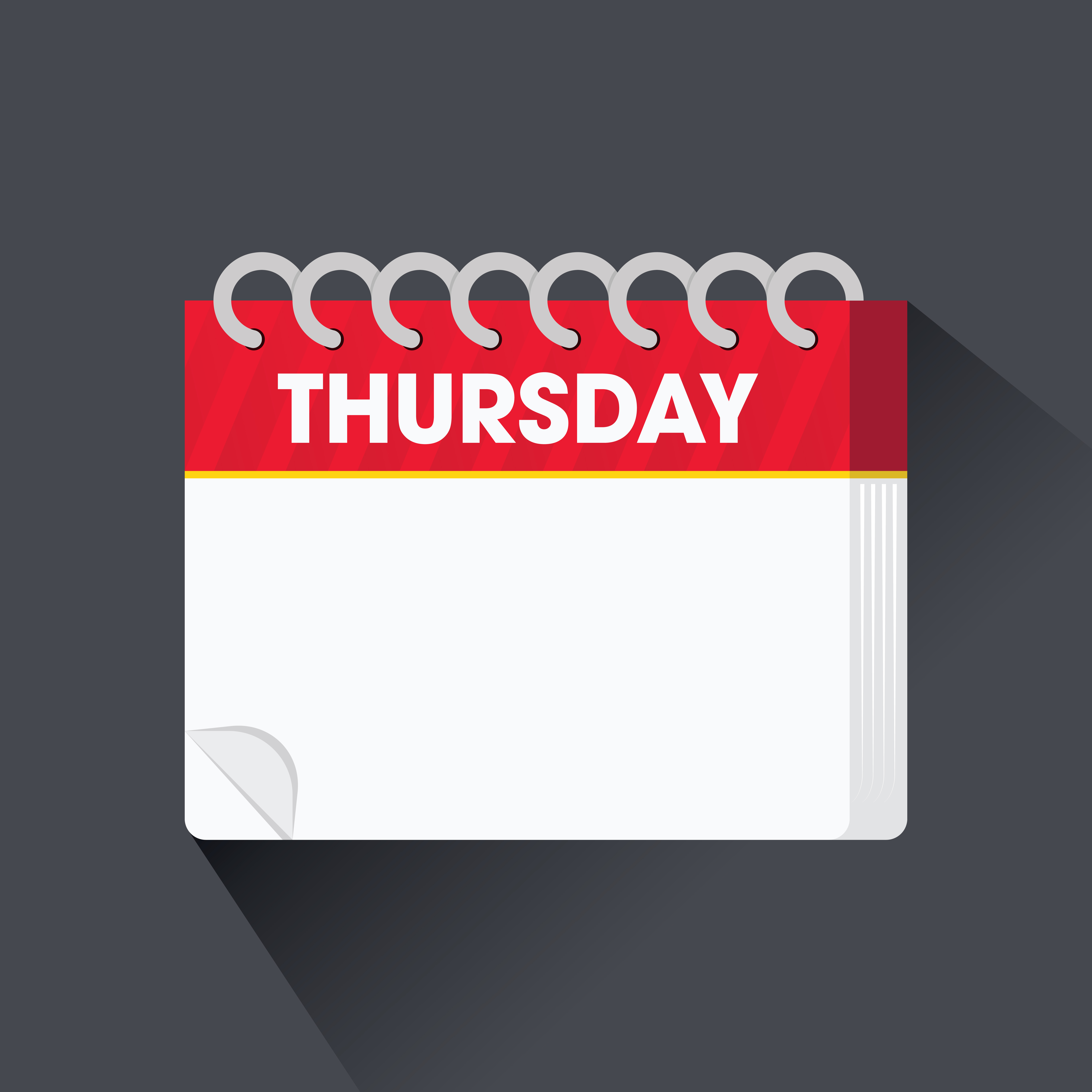Week day calender icon