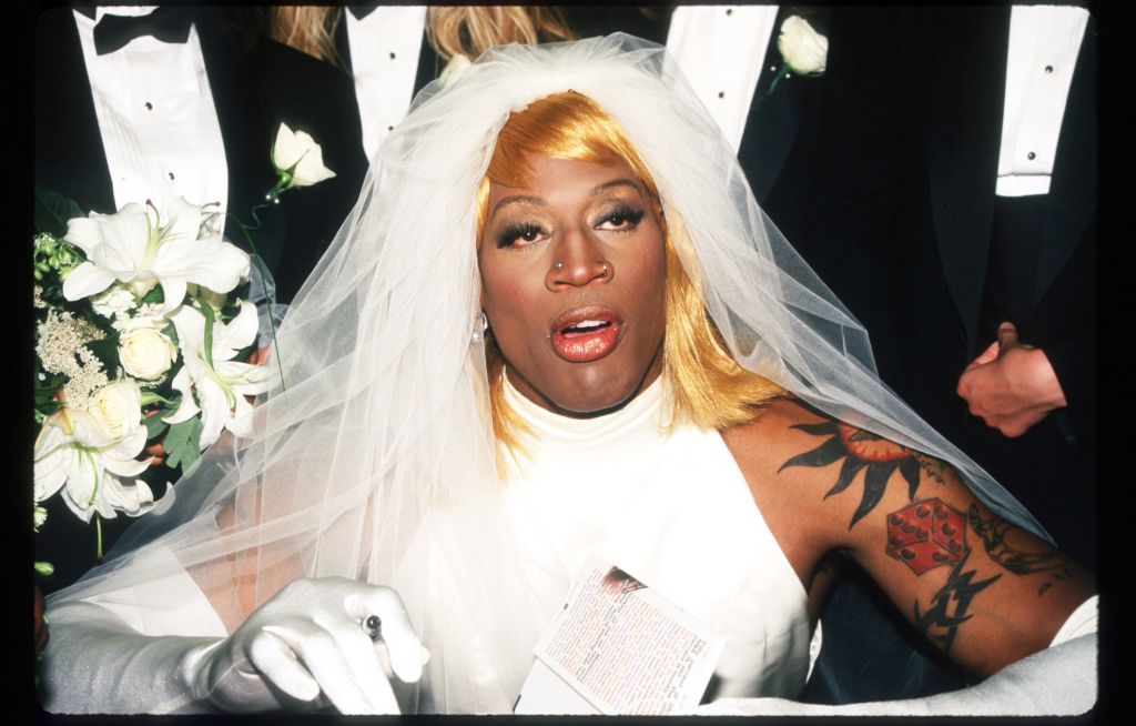 Dennis Rodman At Book Signing