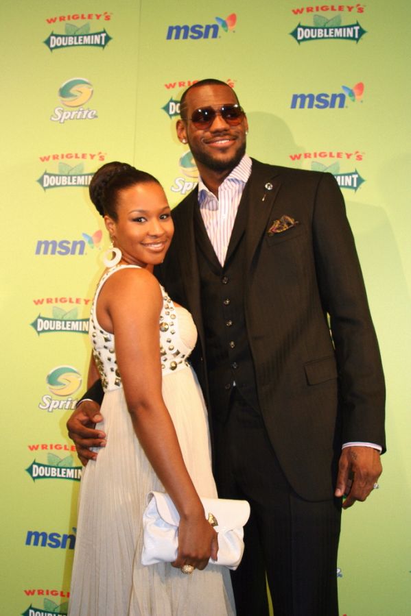 Lebron James and Savannah James