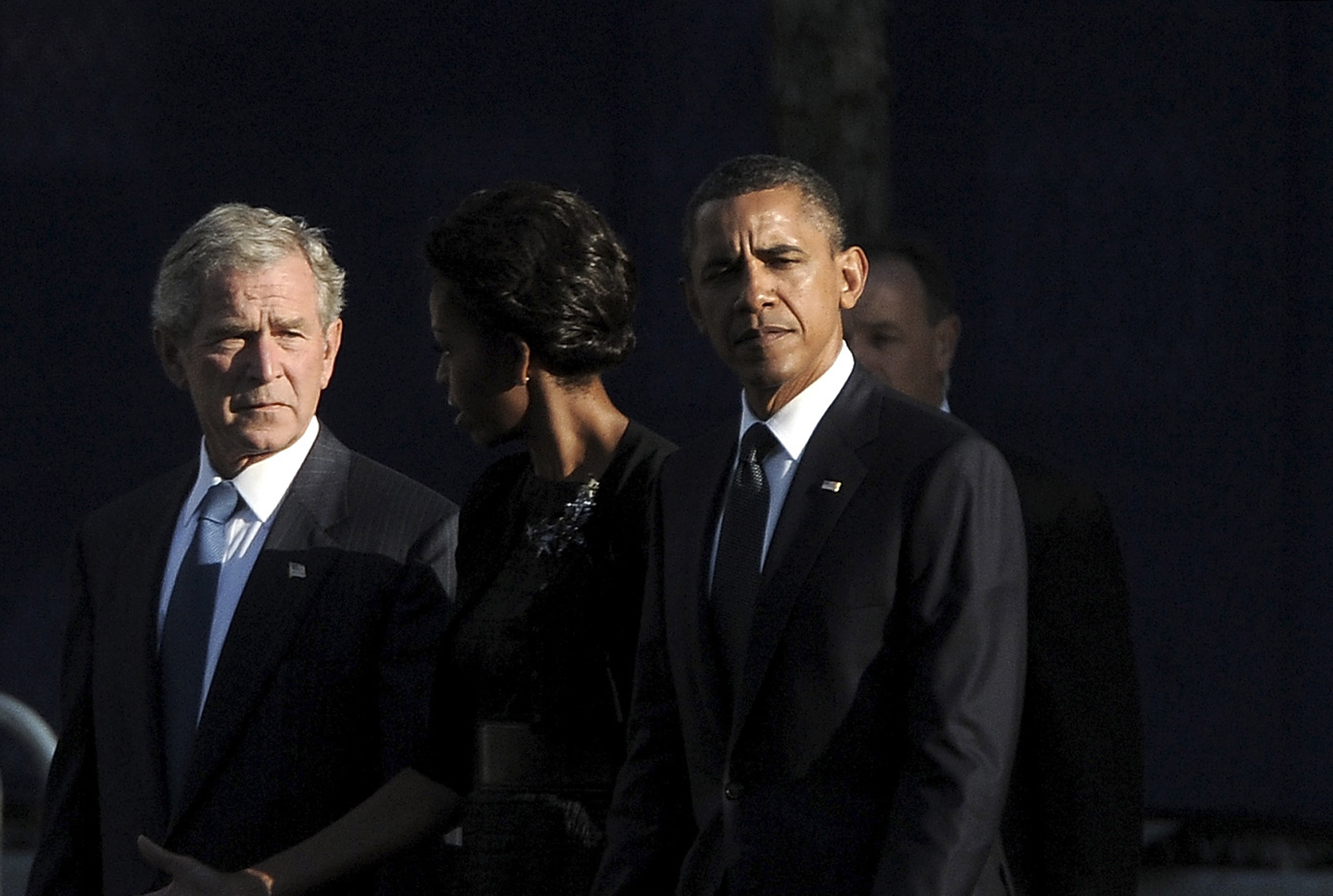 George Bush, Michelle Obama