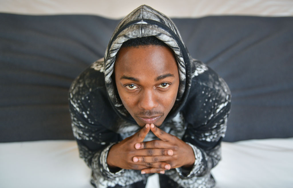 US rapper Kendrick Lamar is interviewed in Admiralty. 24JUL13