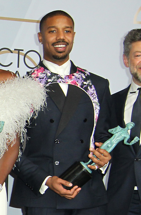 Michael B. Jordan at the SAG Awards