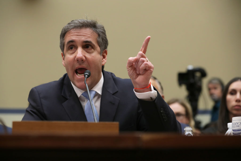 Former Trump Lawyer Michael Cohen Testifies Before House Oversight Committee