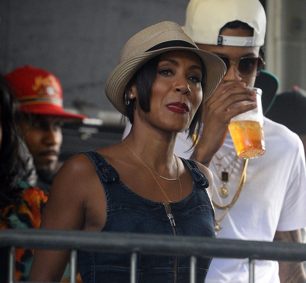August Alsina and Jada Pinkett Smith at Wireless Festival