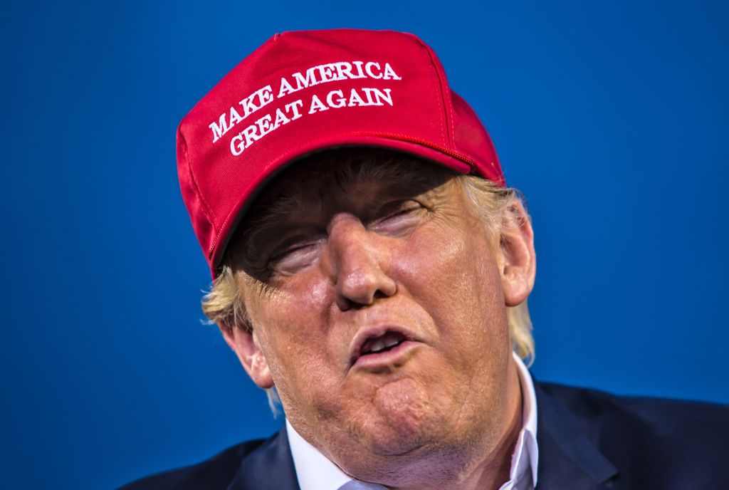 Republican Presidential Candidate Donald Trump's Rally in Mobile Alabama