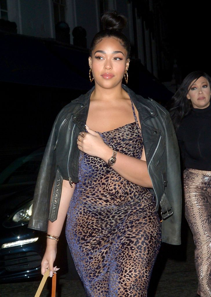 Jordyn Woods celebrates her mother's birthday at Scalini restaurant