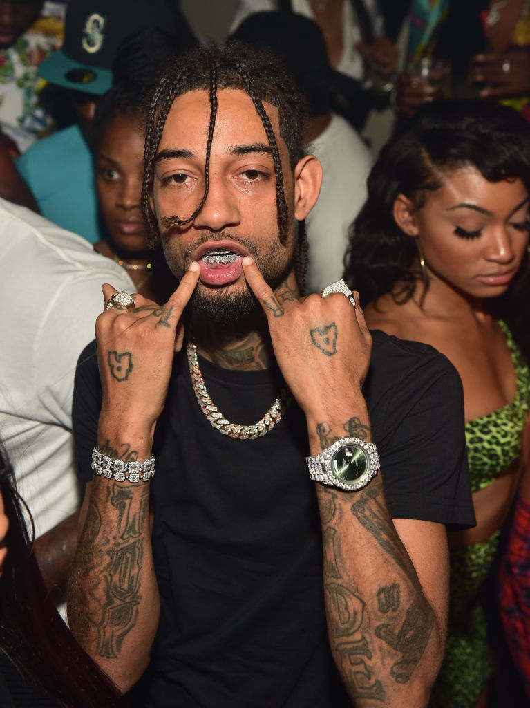 PnB Rock at Money Bagg Yo 4Eva Heartless Album Release Party