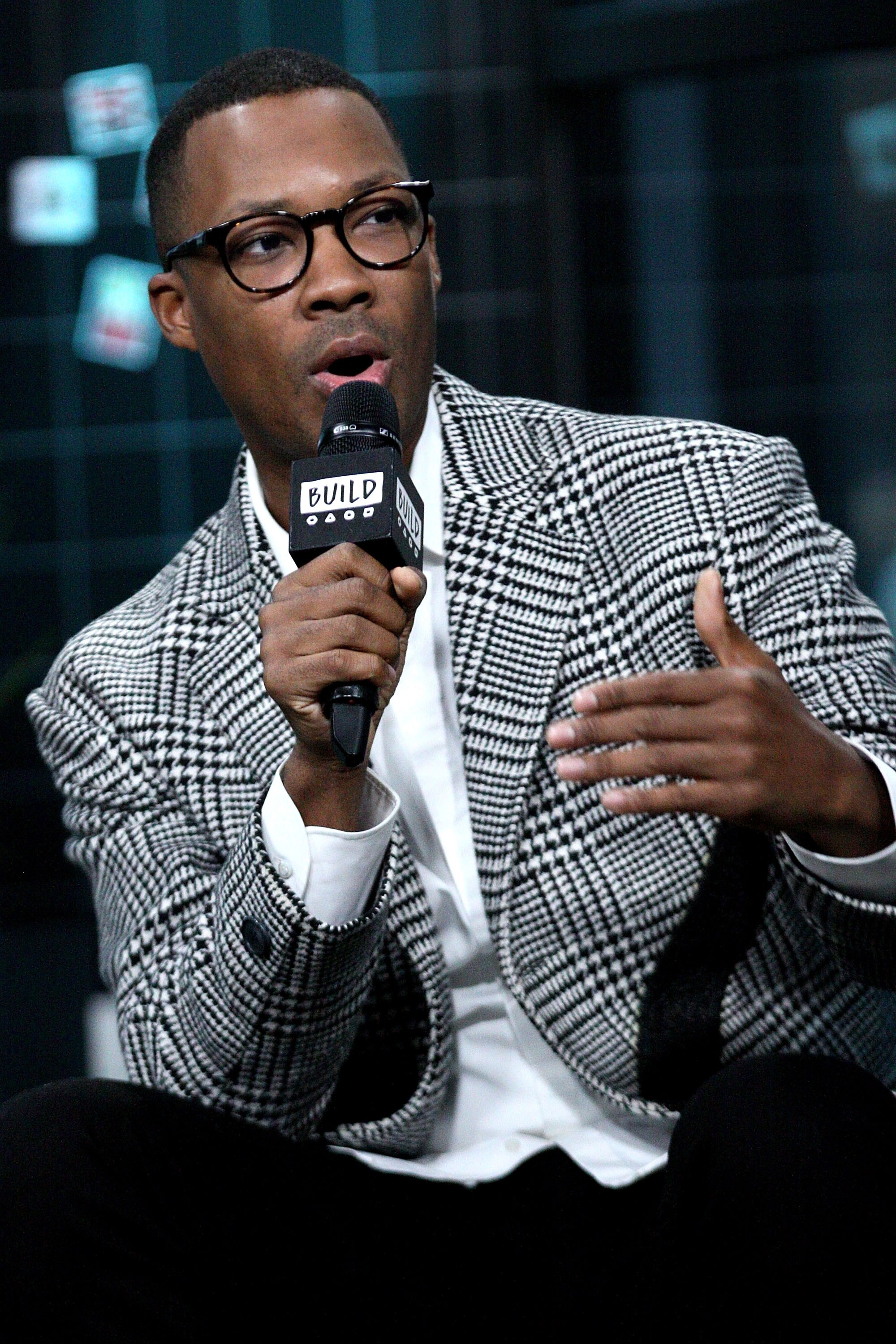 Corey Hawkins inside for AOL Build Serie...