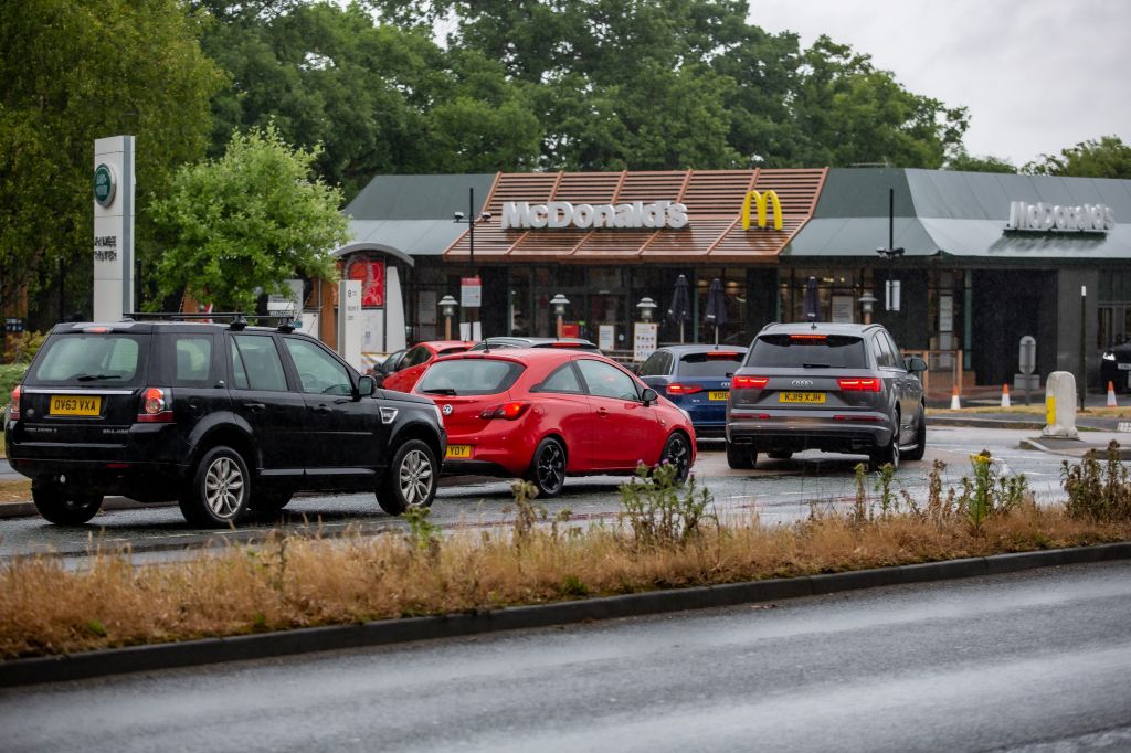 Queuing for McDonald&apos;s