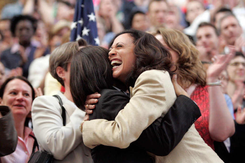 Maya and Kamala Harris celebrate gay marriage ruling
