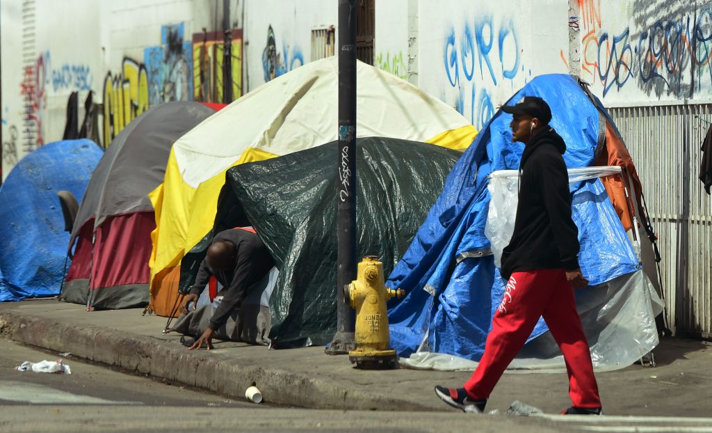 US-CALIFORNIA-HOMELESSNESS-SKID ROW