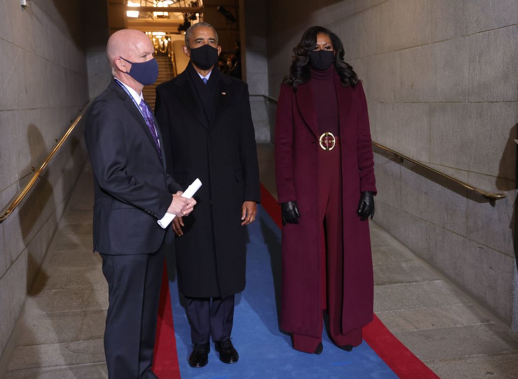 Barack and Michelle Obama arrive at 2021 Inauguration Day