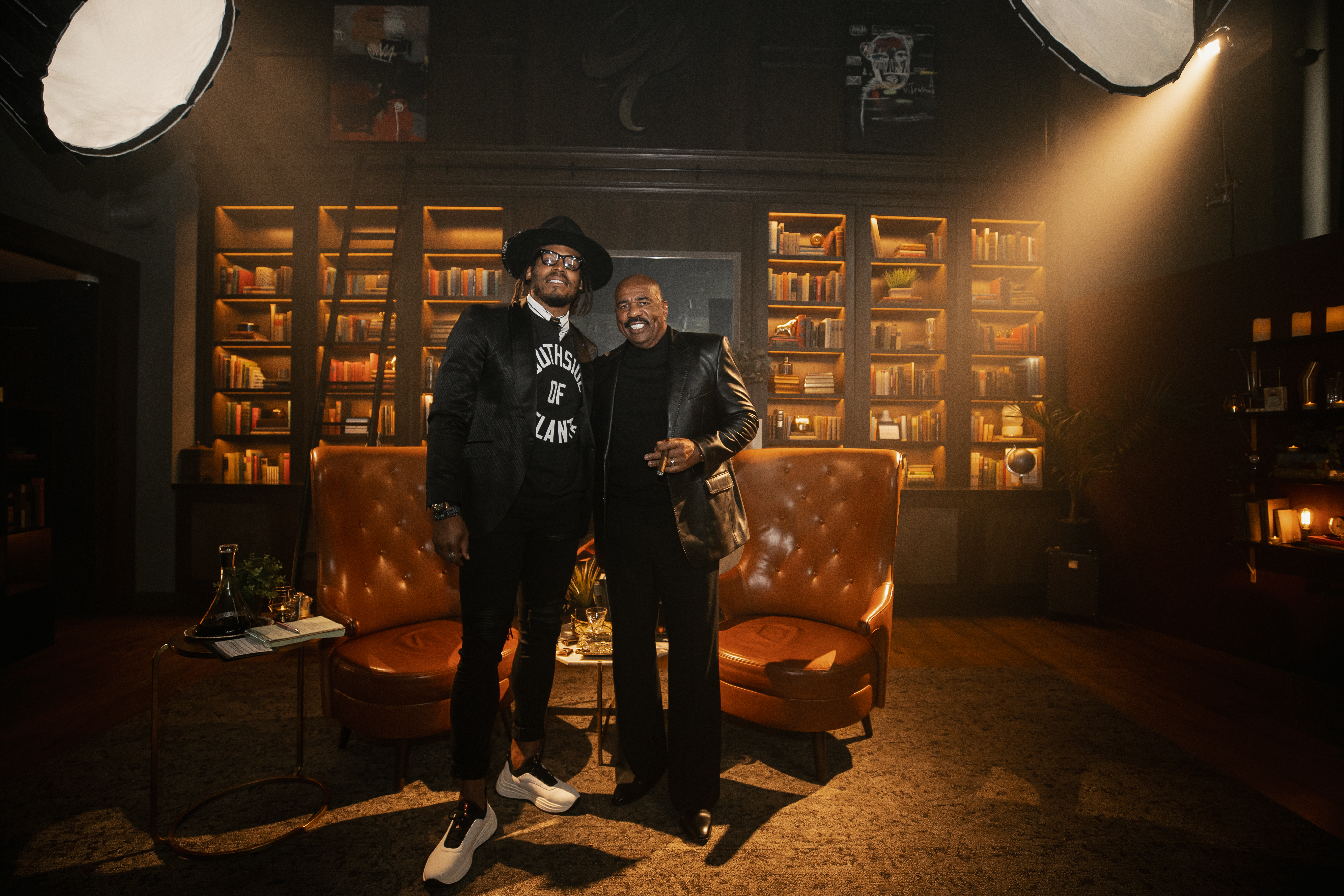 Cam Newton & Steve Harvey