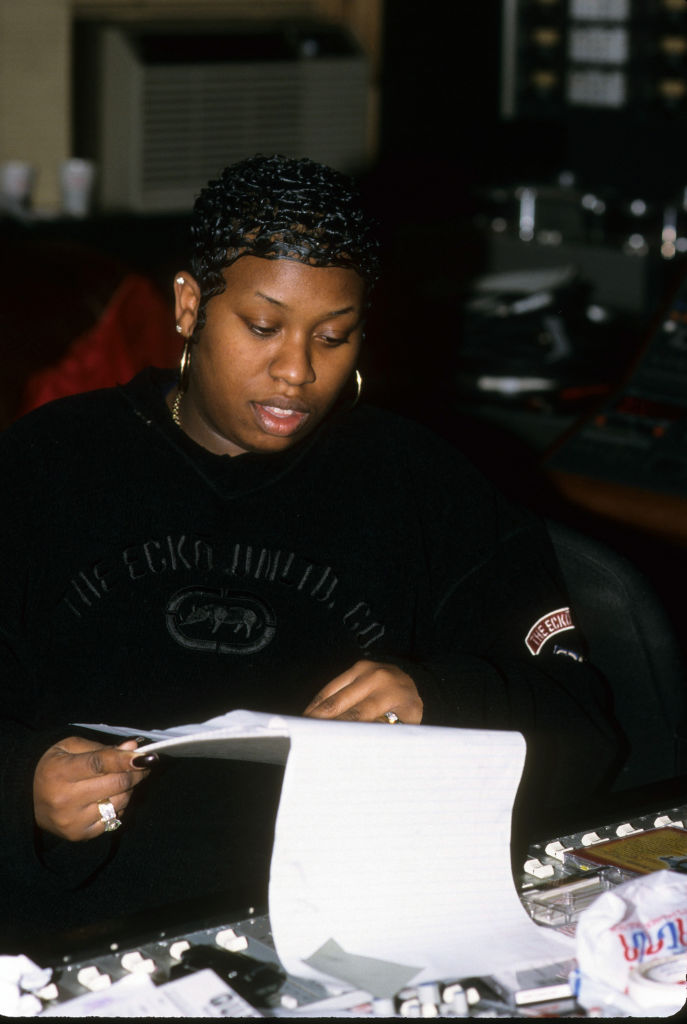 Missy "Misdemeanor" Elliott at Quad Studios, 1998, New York City