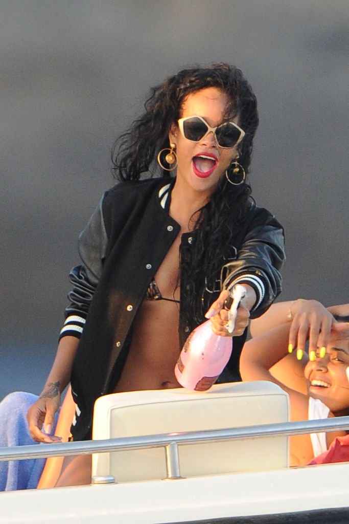 Rihanna Sightings In Portofino - July 28, 2012