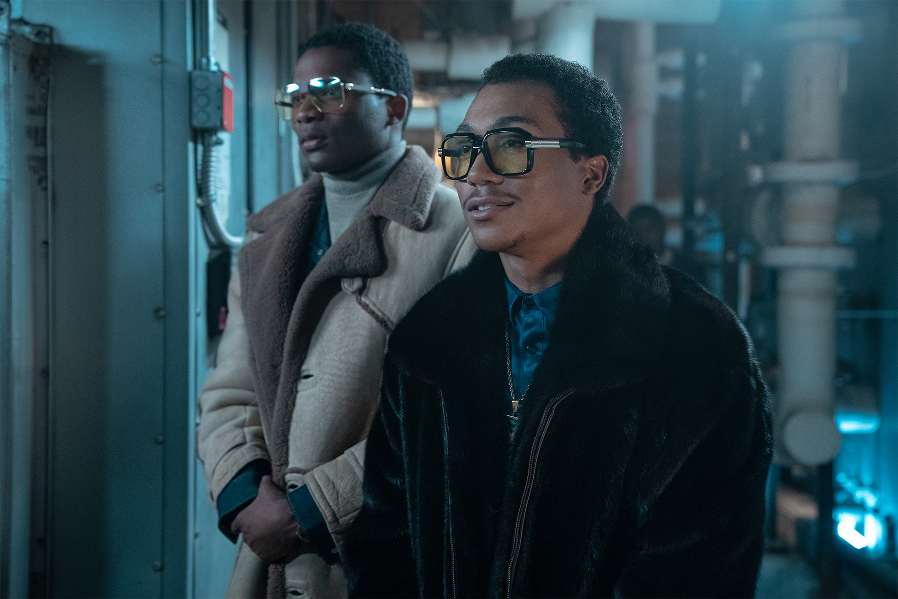 Demetrius Flenory Jr. and Da'Vinchi star as Big Meech and Southwest T in 'BMF.' 
