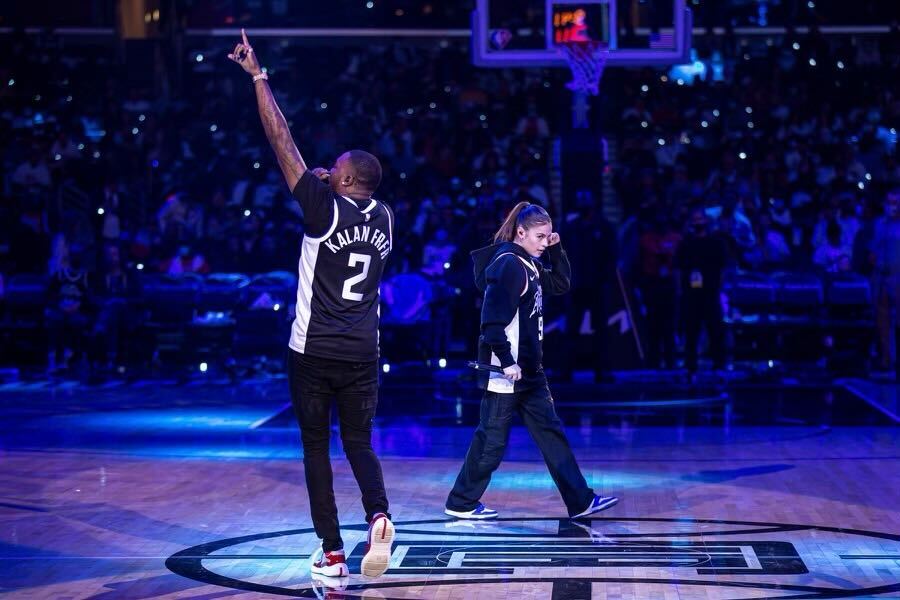 Kalan.FrFr Destiny Rogers Clippers Halftime Performance