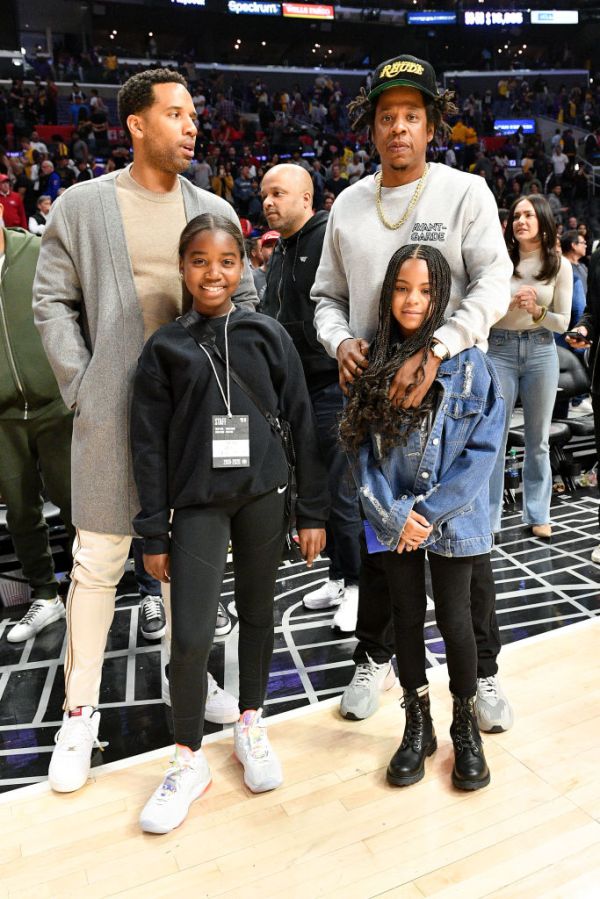 Celebrities At The Los Angeles Clippers Game