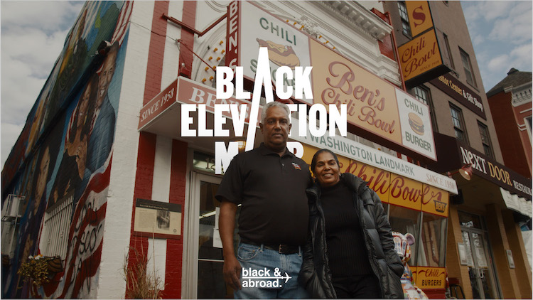 Black & Abroad Black Elevation Map