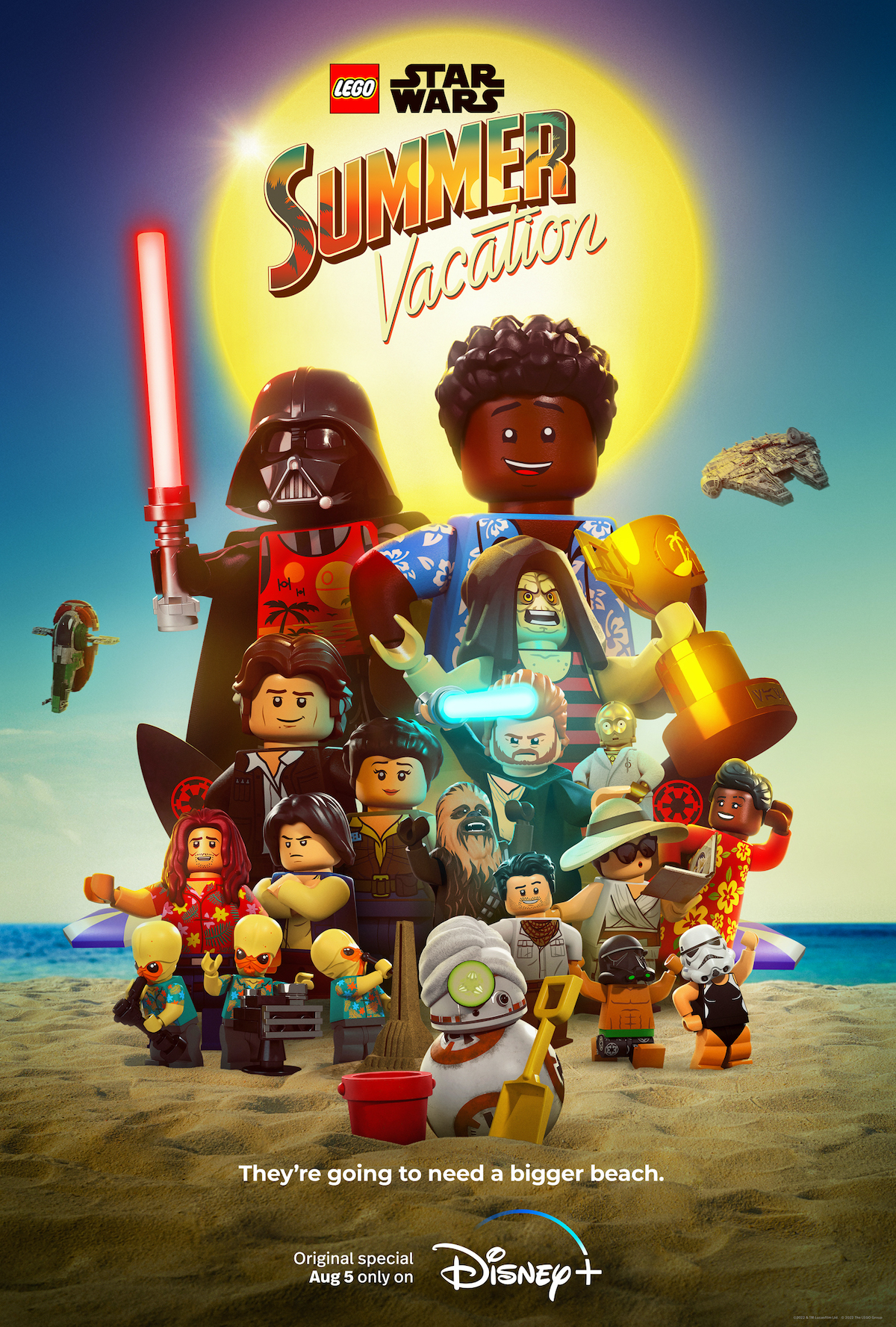 LEGO STAR WARS SUMMER VACATION poster