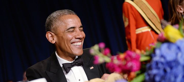 President Obama and First Lady attend the Annual White House Correspondents' Association Dinner - DC